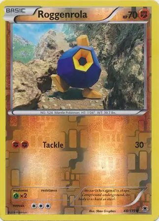 Roggenrola Reverse Holo