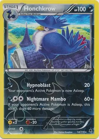 Honchkrow Reverse Holo