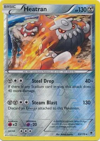 Heatran Reverse Holo