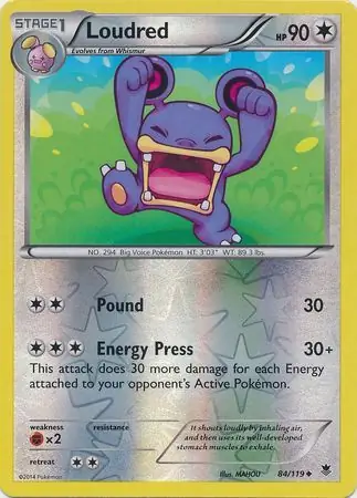 Loudred Reverse Holo