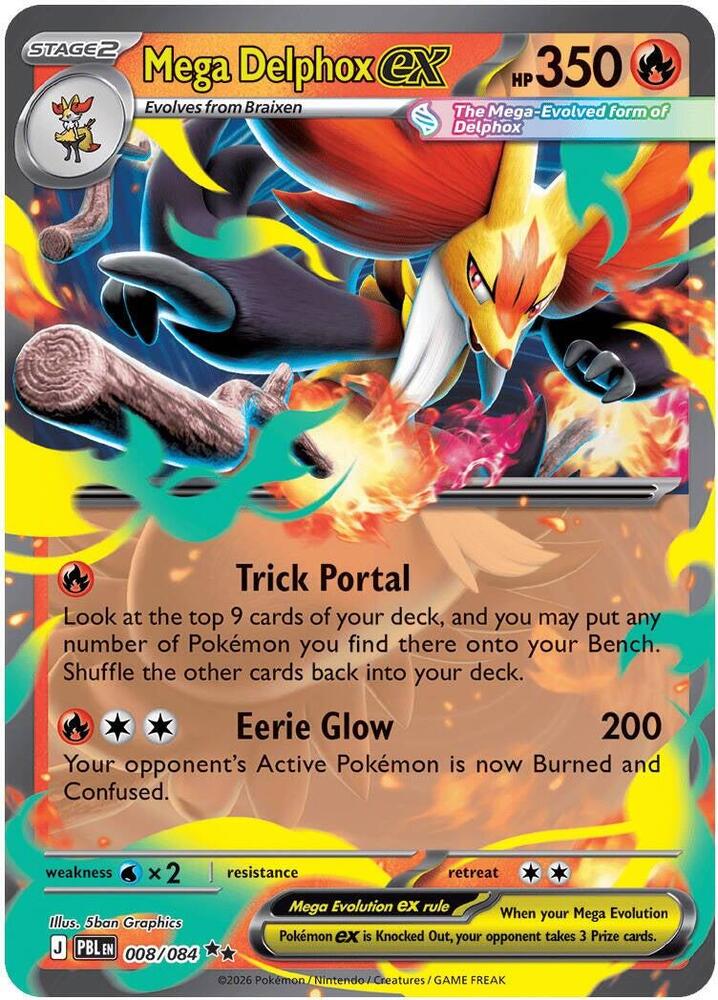 Mega Delphox ex Holofoil