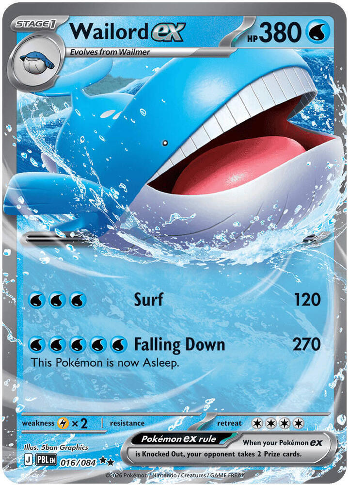 Wailord ex Holofoil