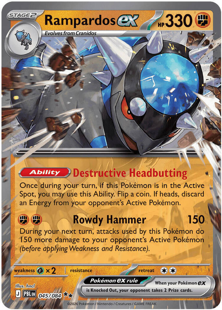 Rampardos ex Holofoil