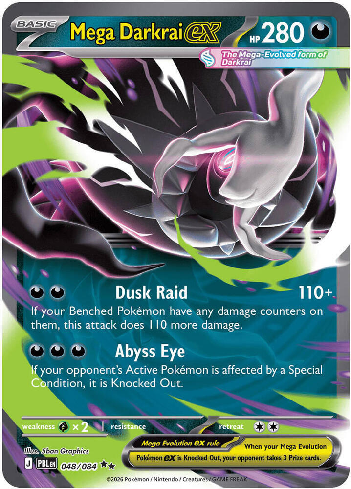 Mega Darkrai ex Holofoil