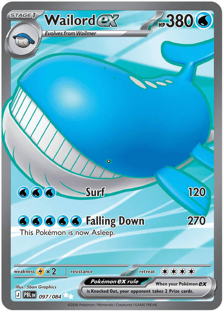 Wailord ex Holofoil