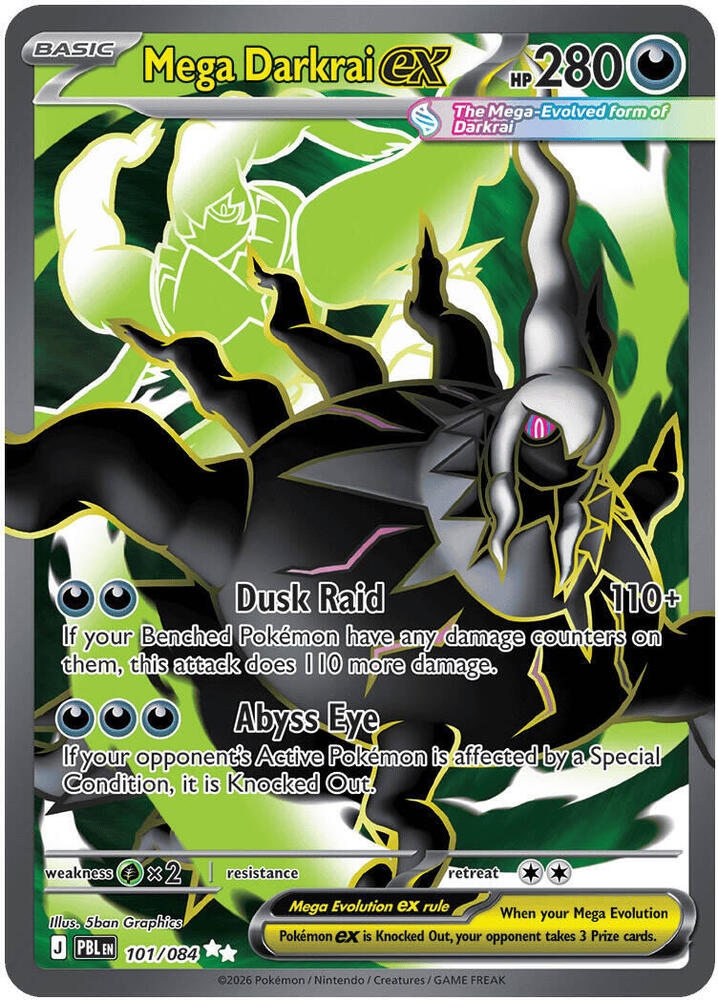 Mega Darkrai ex Holofoil