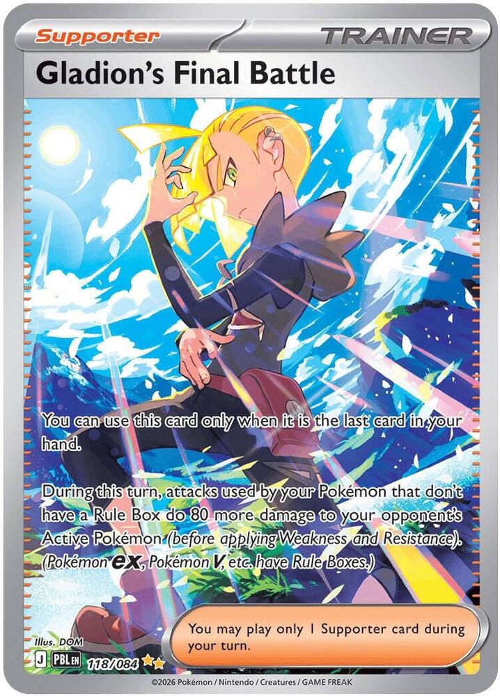 Gladions Final Battle Holofoil