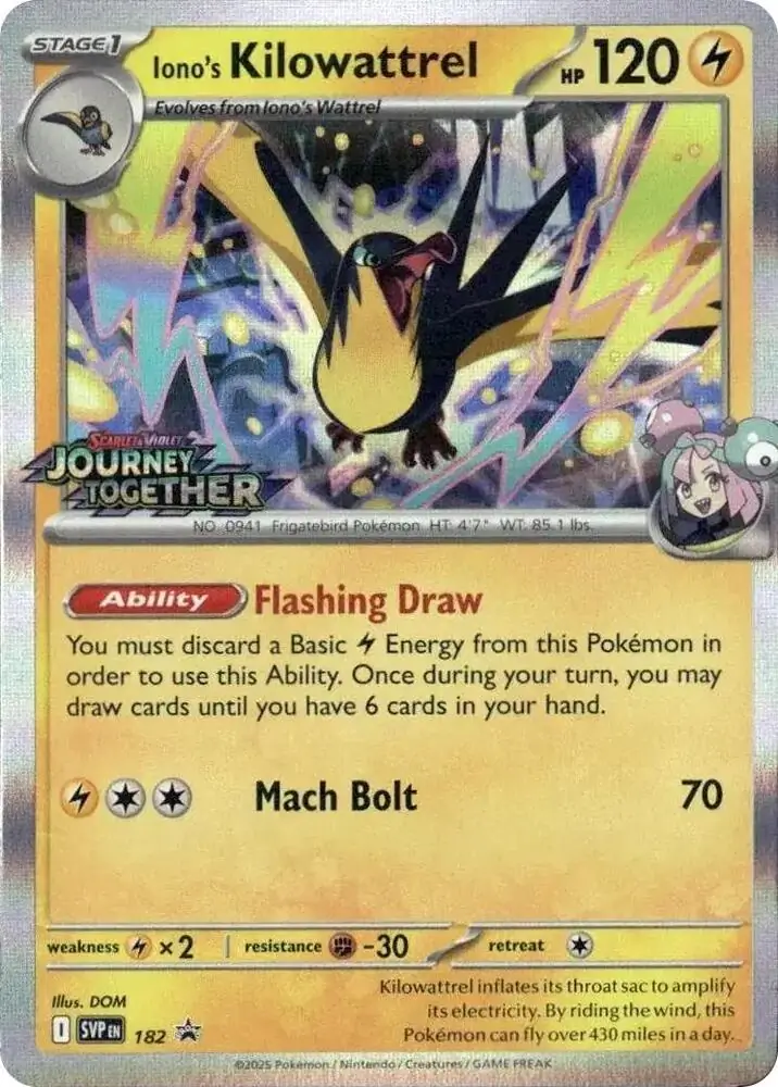 Iono's Kilowattrel Prerelease