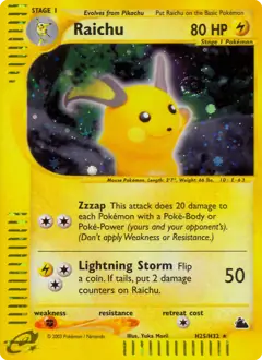 Raichu Holo
