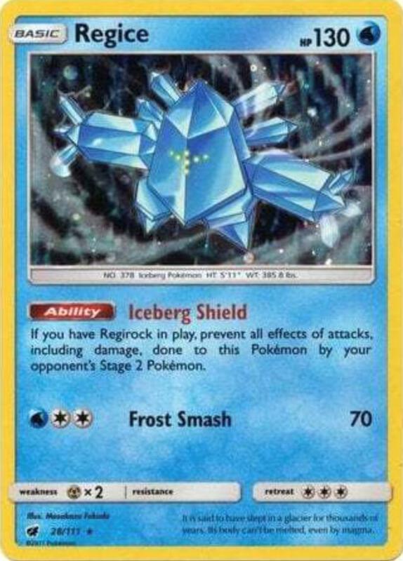 Regice Cosmos Holo