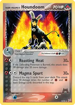 Team Magma's Houndoom Holo