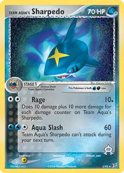 Team Aqua's Sharpedo Holo