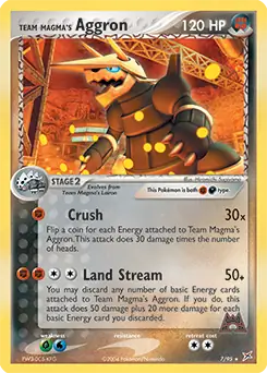 Team Magma's Aggron Holo