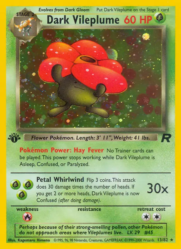 Dark Vileplume Holo