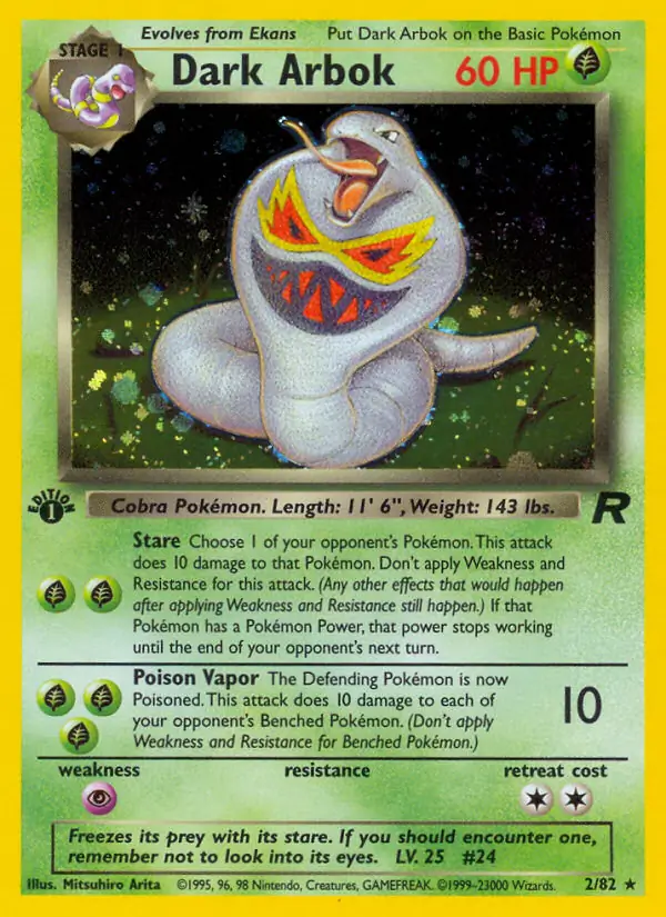 Dark Arbok Holo