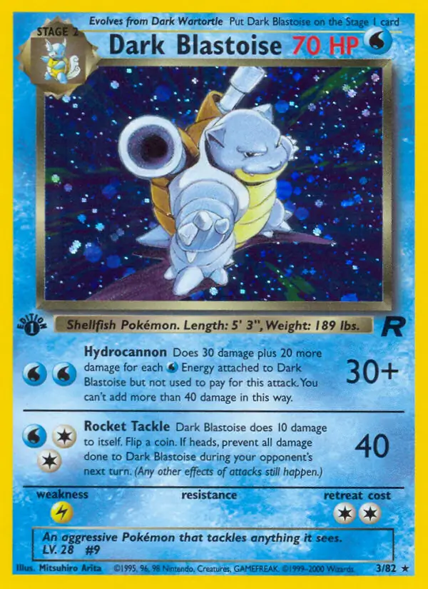 Dark Blastoise Holo
