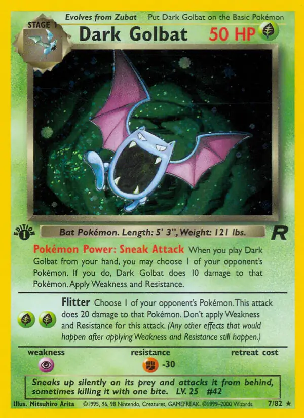 Dark Golbat Holo