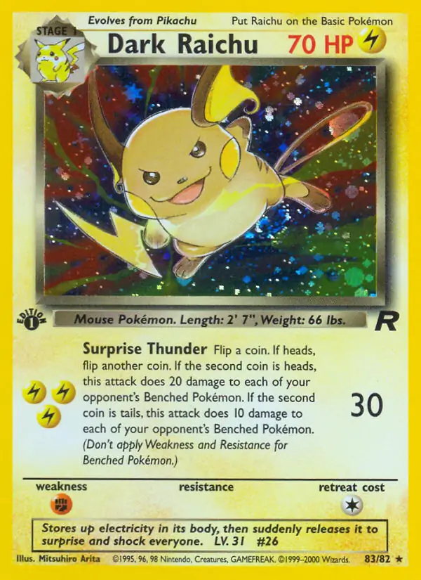 Dark Raichu Holo