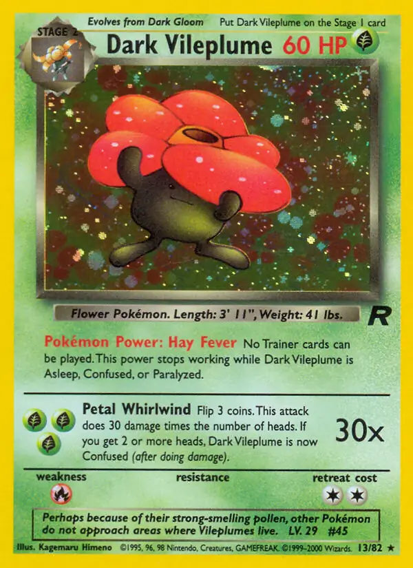 Dark Vileplume Holo