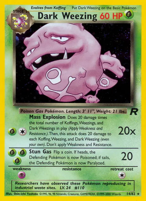 Dark Weezing Holo