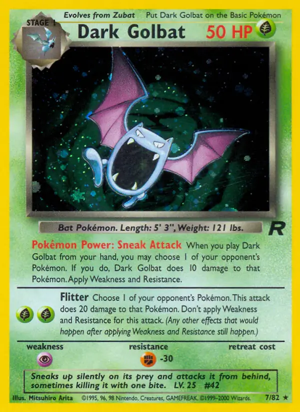 Dark Golbat Holo