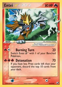 Entei Gold Star