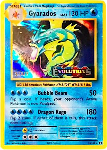 Gyarados Prerelease Staff