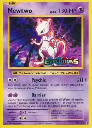 Mewtwo Evolutions Prerelease