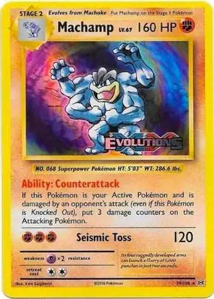 Machamp Evolutions Prerelease