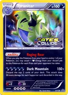 Tyranitar Prerelease Staff