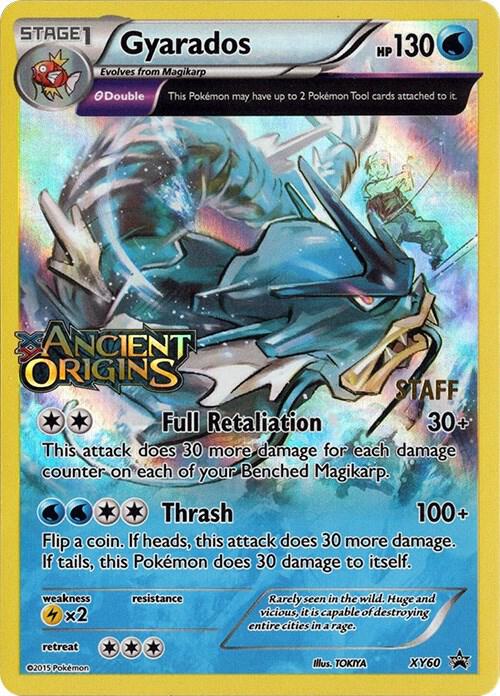 Gyarados Staff Prerelease Holofoil
