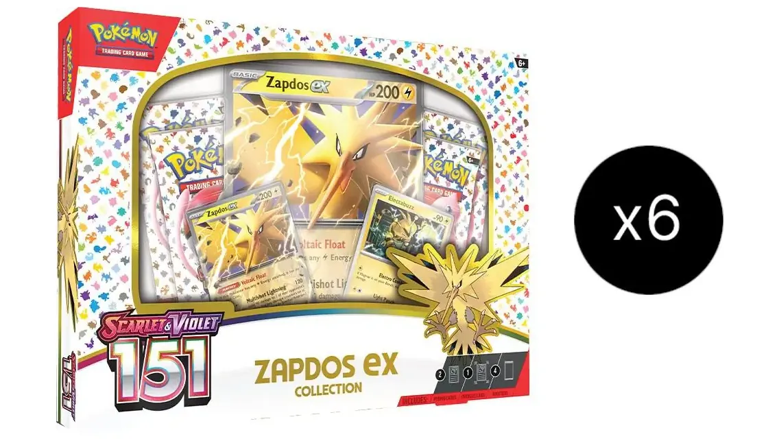 151 Collection Zapdos ex Case