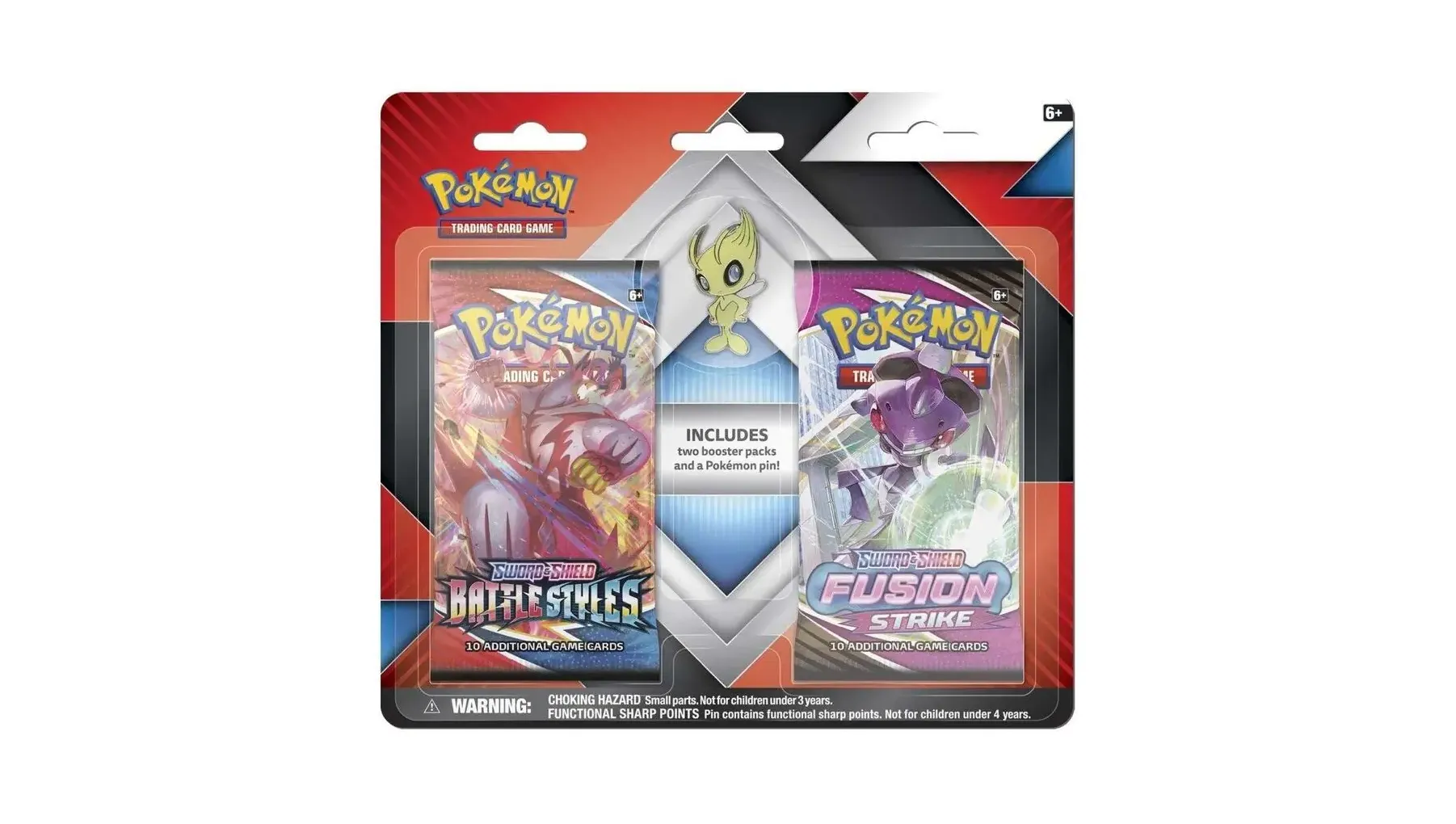 2 Booster Packs & Celebi Collector's Pin