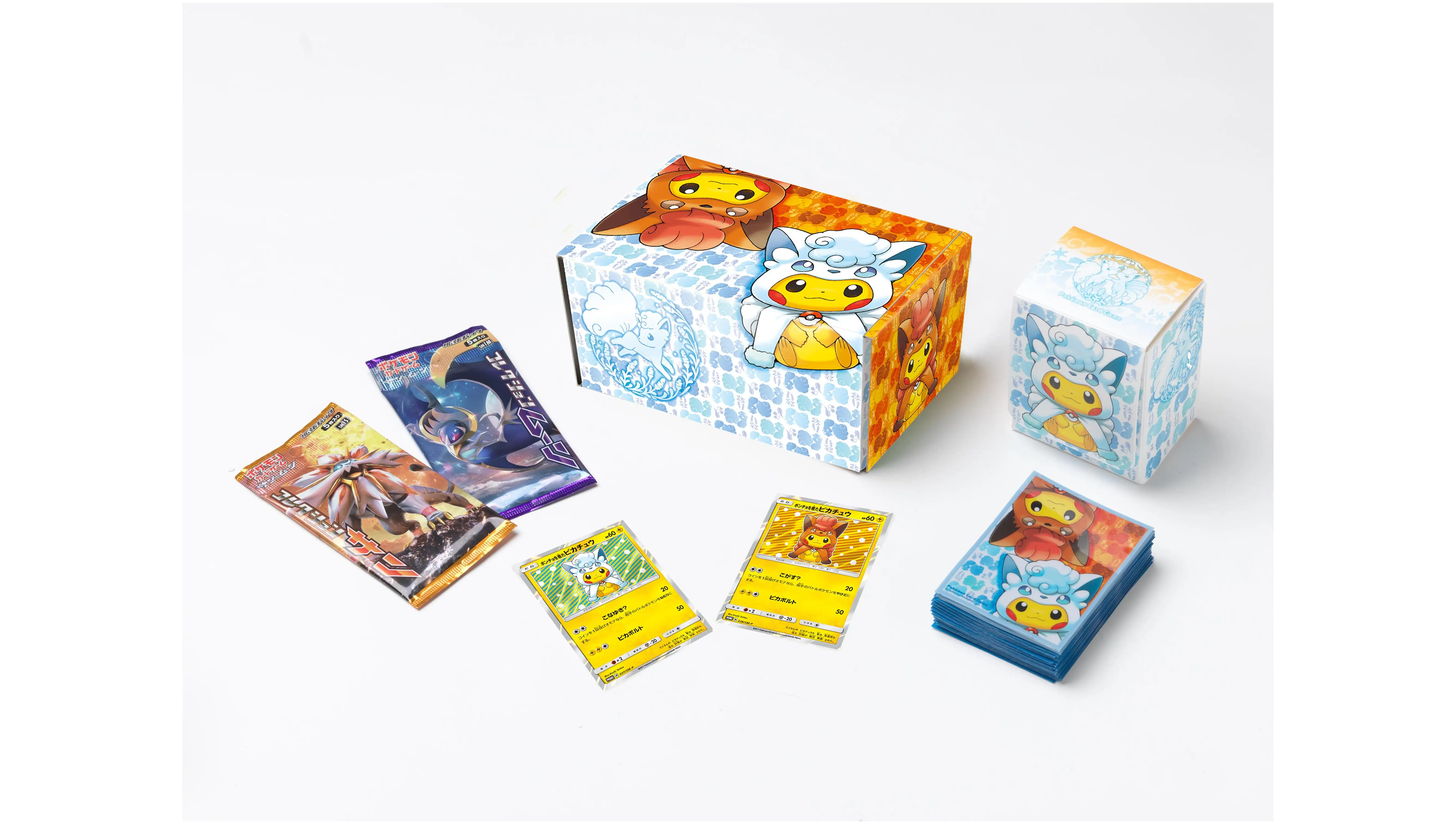 Alolan Vulpix & Vulpix Pikachu Poncho Box