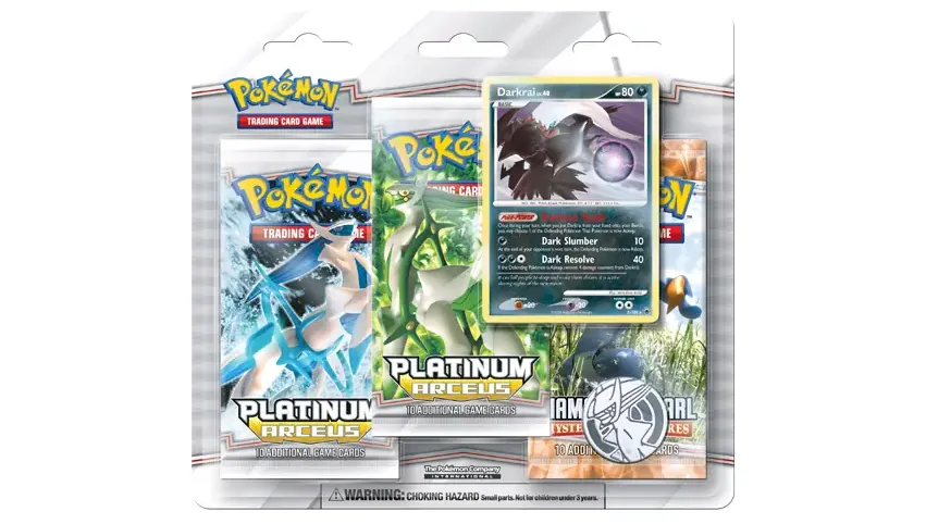 Arceus 3-Pack Blister