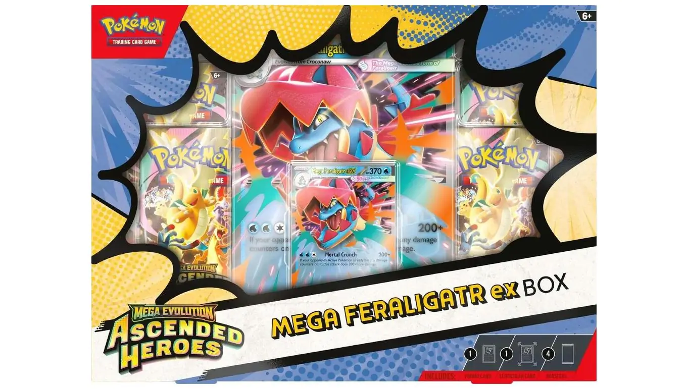 Ascended Heroes Mega Feraligatr ex Box
