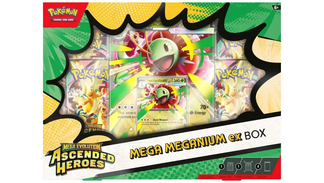 Ascended Heroes Mega Meganium ex Box