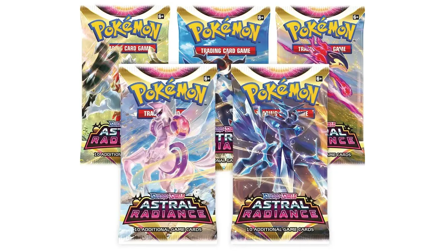 Astral Radiance Booster Pack Art Bundle Set of 5