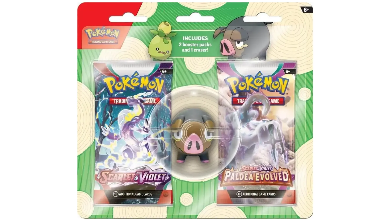 Back to School Eraser Blister Lechonk