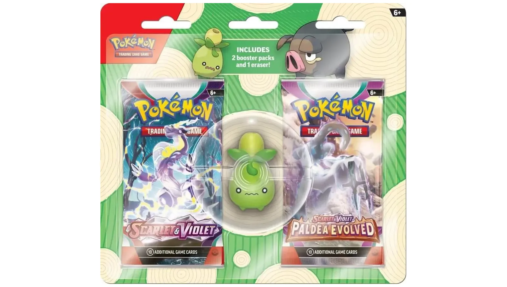 Back to School Eraser Blister Smoliv