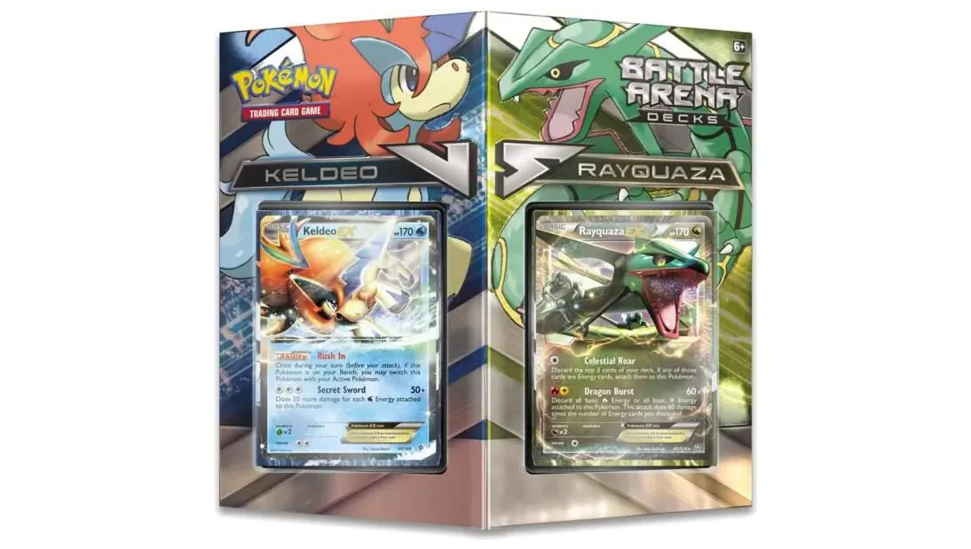 Battle Arena Decks Keldeo EX vs Rayquaza EX