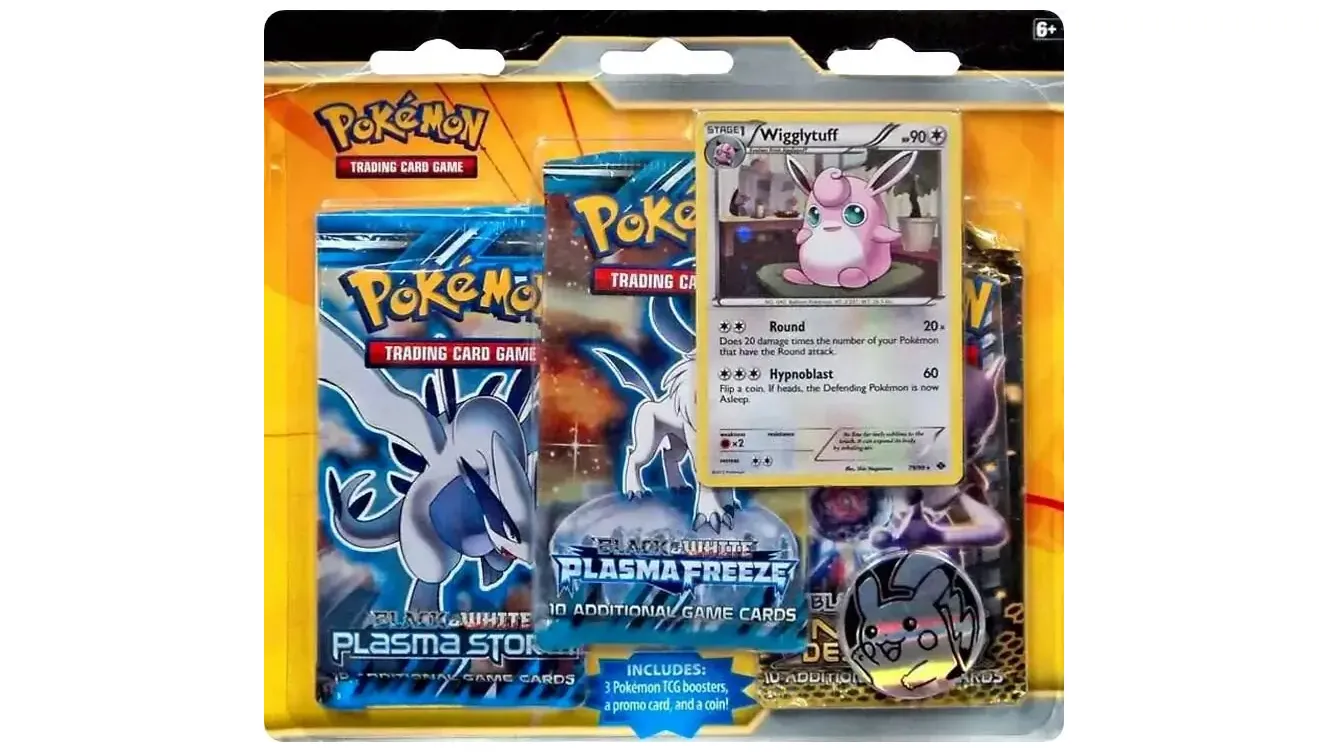 Black & White 3 Pack Booster Blister Special Edition Wigglytuff