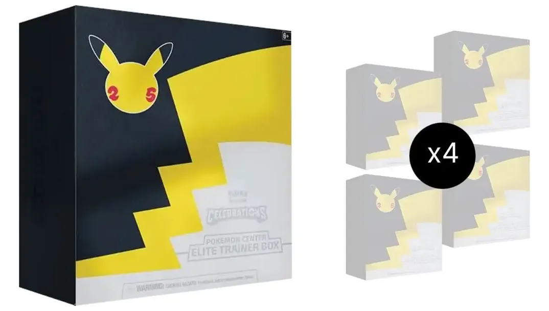 Celebrations Pokemon Center Elite Trainer Box Case (Exclusive)