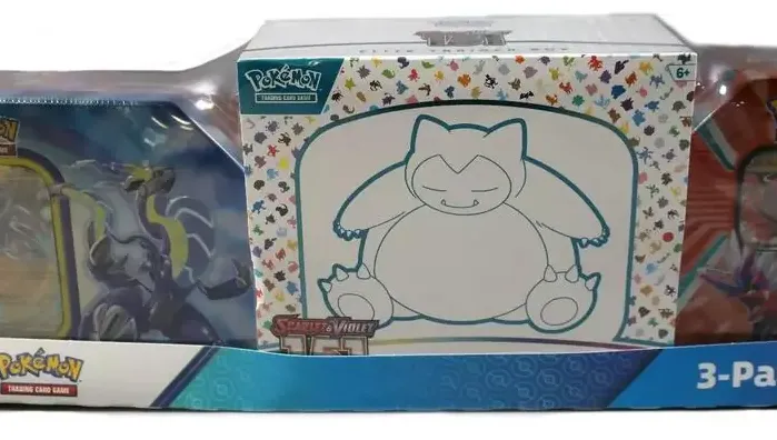 Costco Pokemon Collector 3-Pack Scarlet & Violet 151 ETB and Paldea Legends Tins