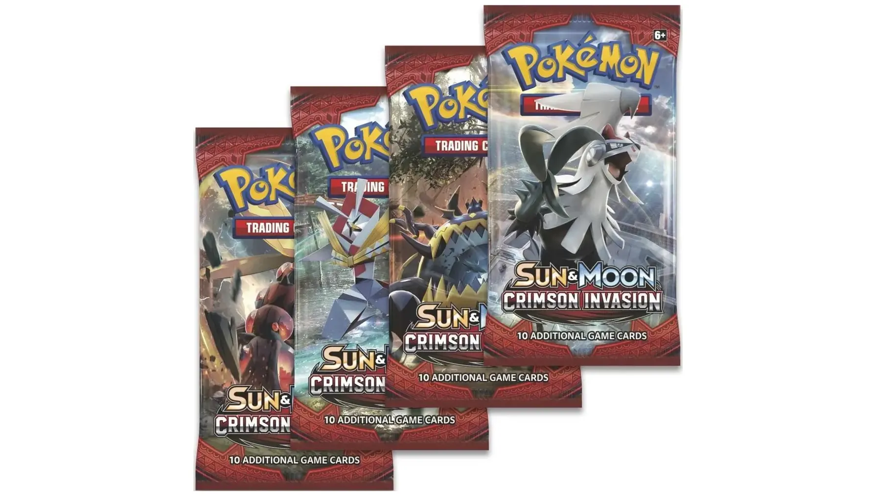 Crimson Invasion Booster Pack Art Bundle Set of 4