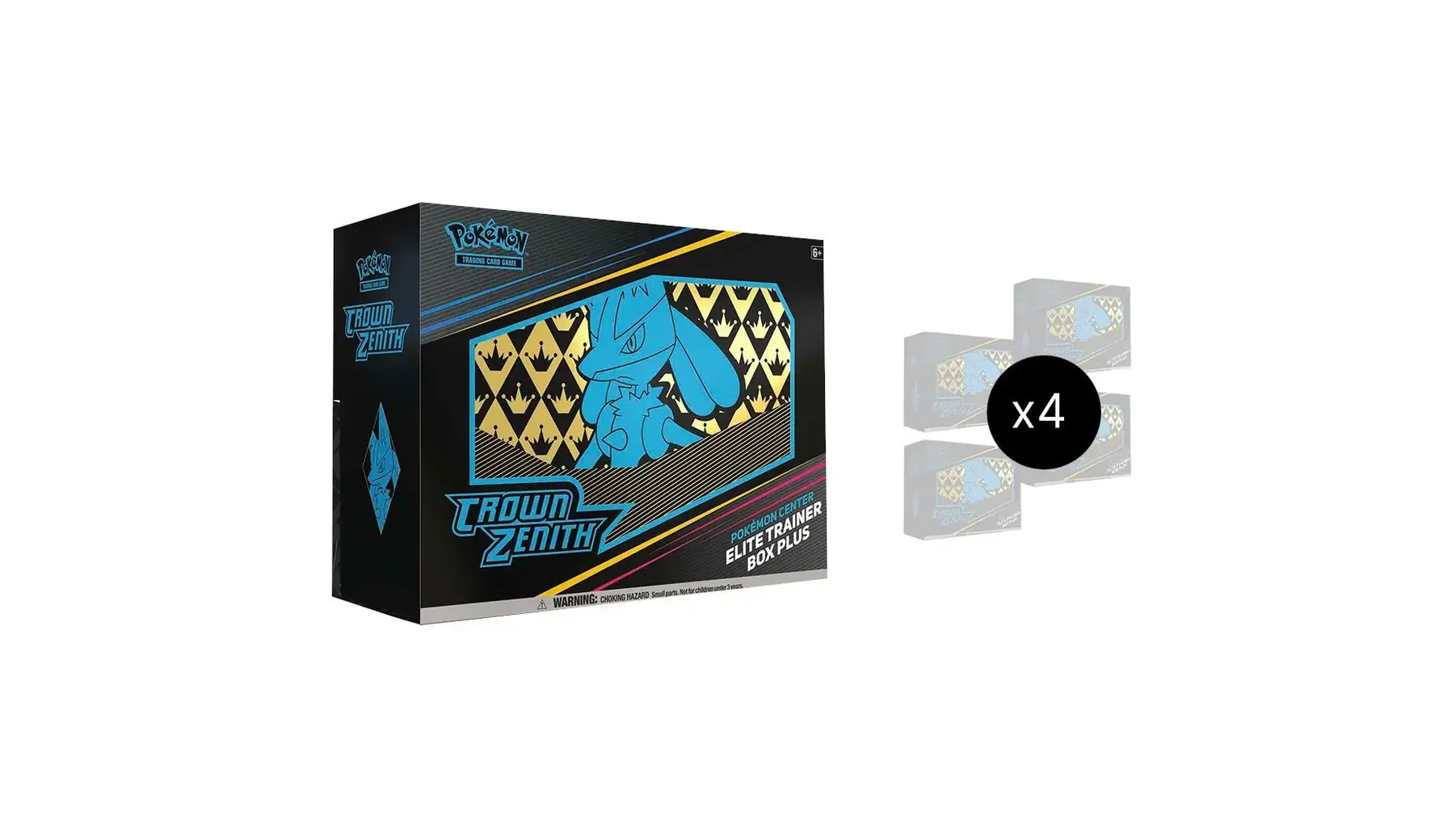 Crown Zenith Pokemon Center Elite Trainer Box Plus Case