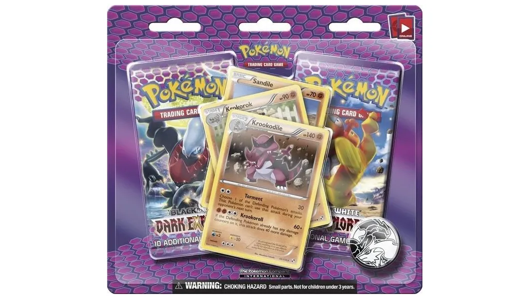 Dark Explorers 3 Pack Blister Krookodile