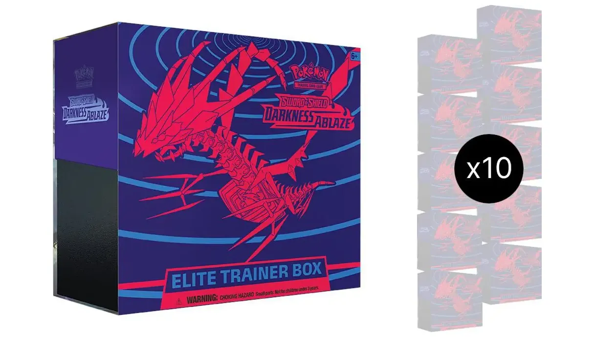 Darkness Ablaze Elite Trainer Box Case
