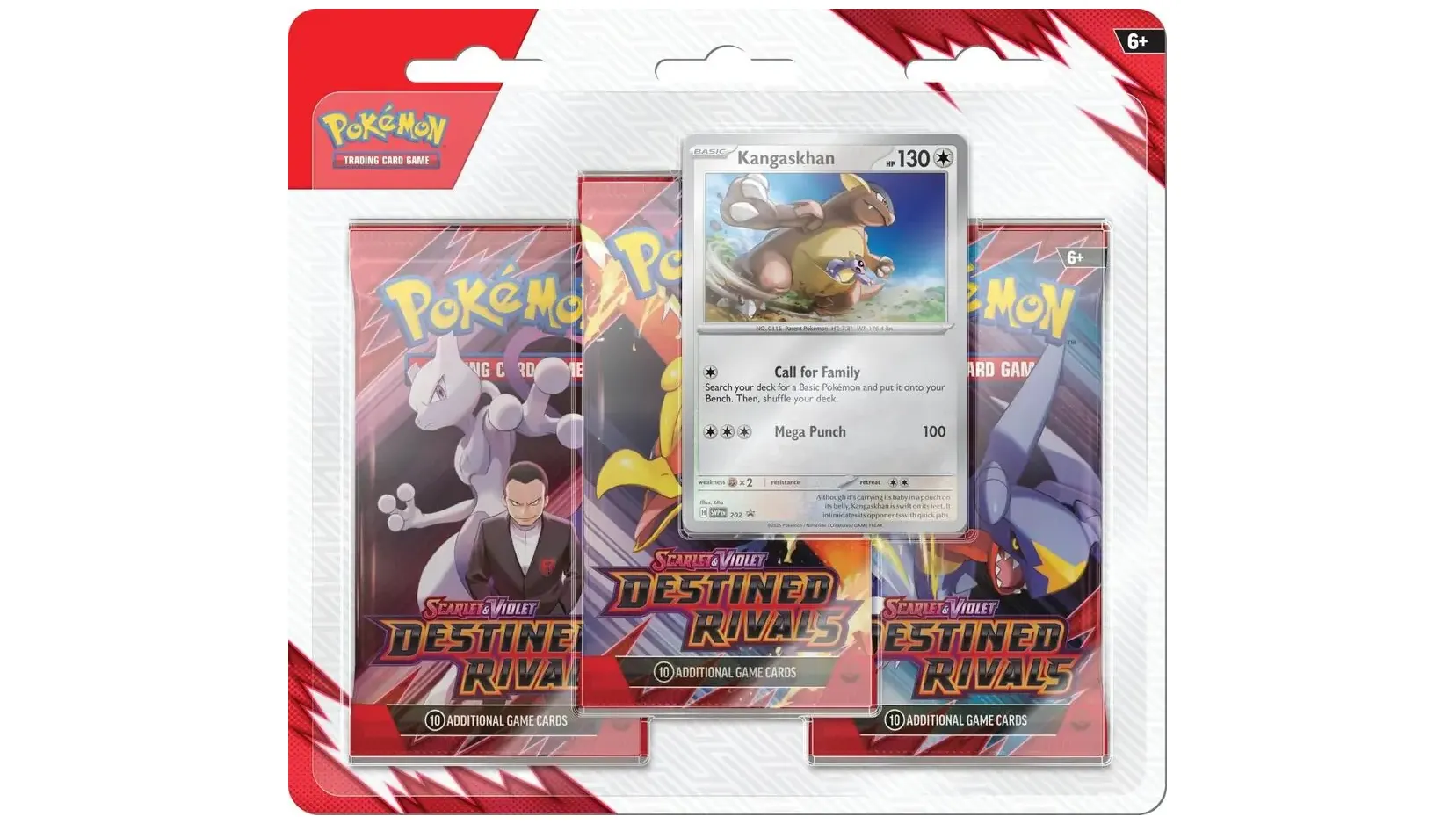 Destined Rivals 3 Pack Blister Kangaskhan
