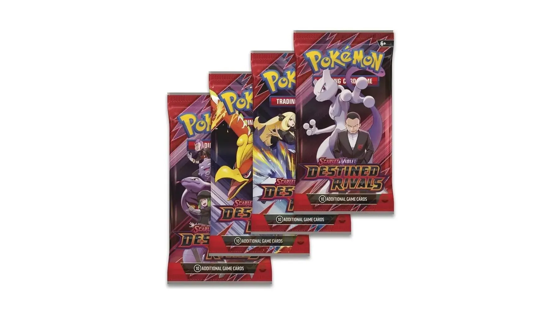 Destined Rivals Booster Pack Art Bundle Set of 4